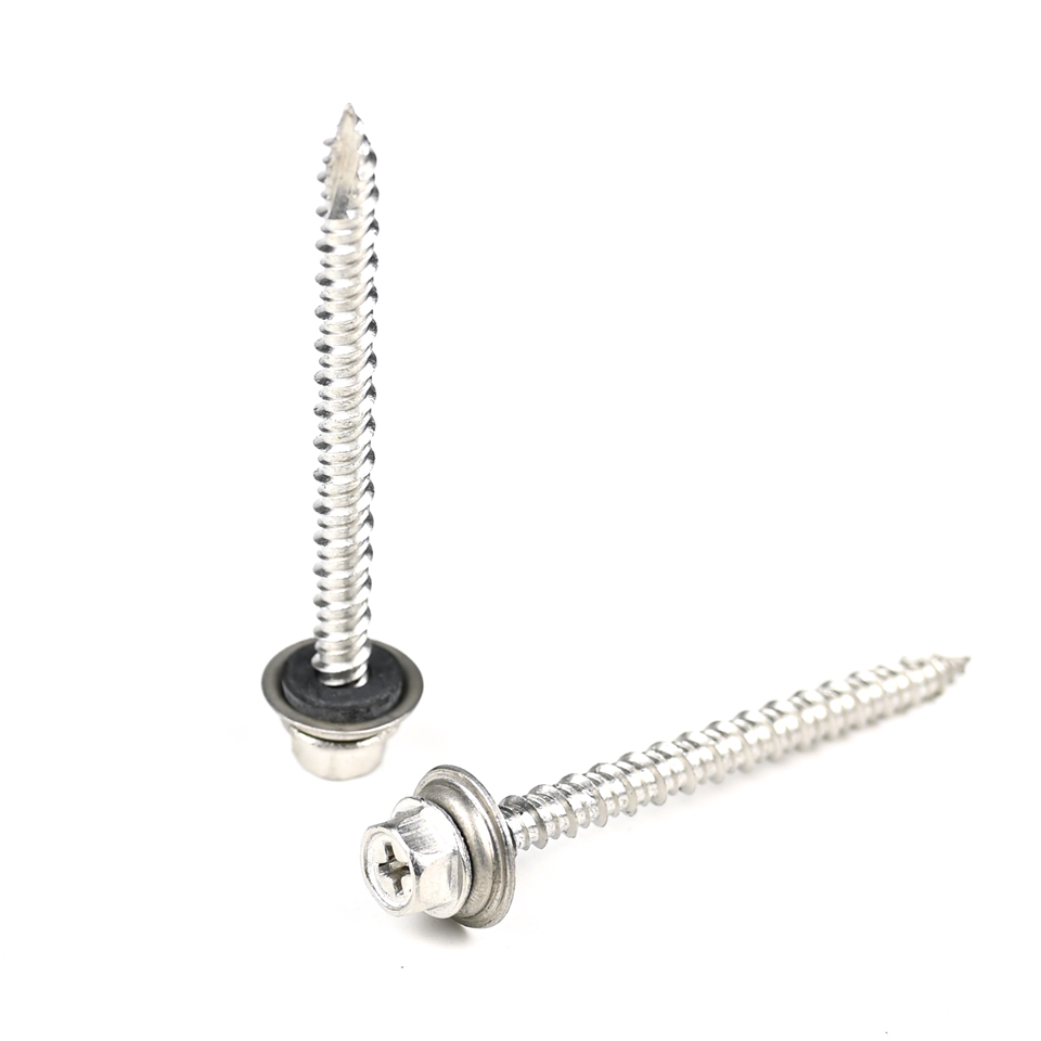 60mm Stainless Steel Vis Autotaraudeuse with Torx Drive and Phillips Washer Hex Head