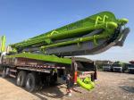 Status Refurbished Used Truck Mounted 56m Boom Section Concrete Pump for Ready