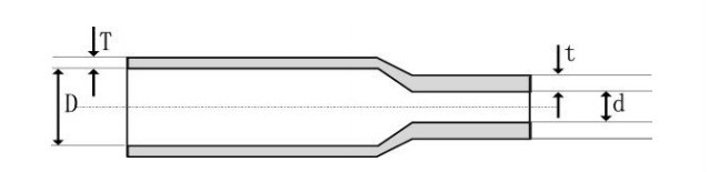 heat shrinkable tube heat shrinkable tubing heat shrinkable silicone rubber tube