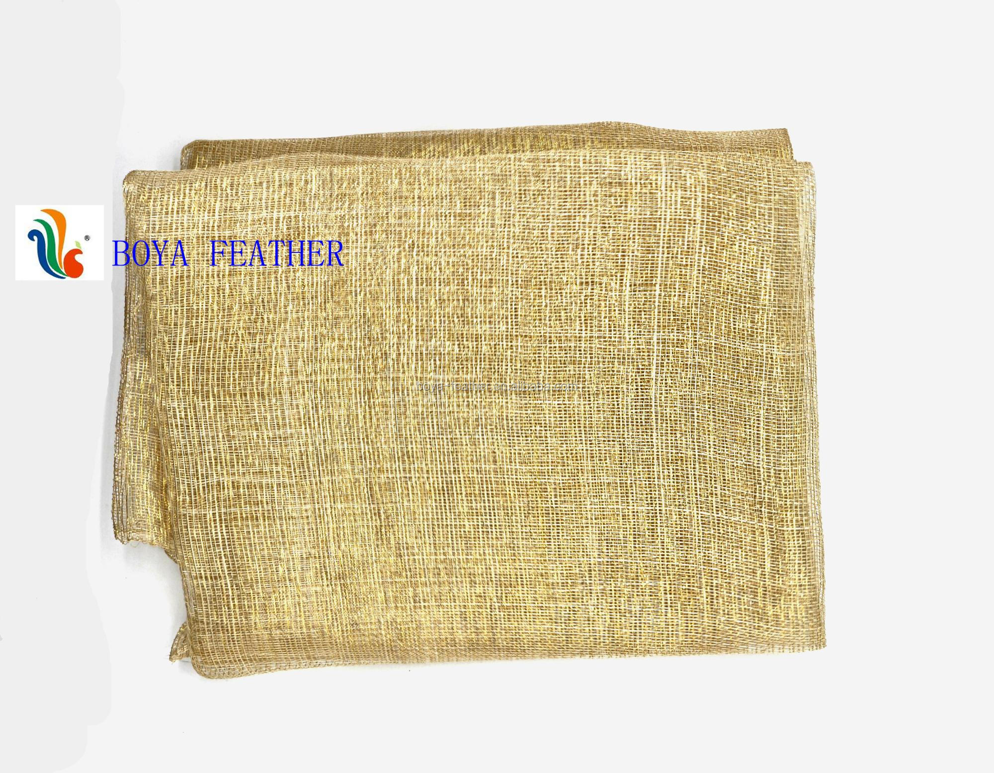 Goose Feather Sinamay Fabric for Philippine Millinery Crafting