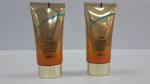 50g Oval Cosmetic Tube Aluminum / EVOH Barrier Packaging Gold Electroplated Oval