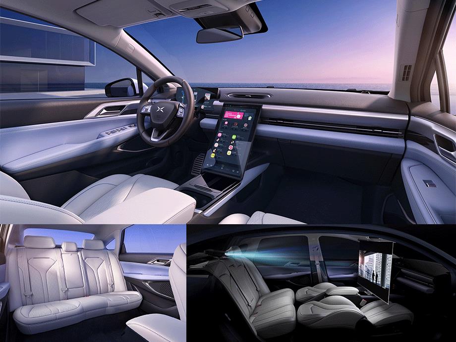 Energy Vehicle Xpeng P5 4 Wheel Sedan 30 Minutes Charge %30-80 Body Structure 4-door 5-seater