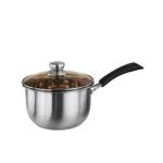 201 stainless steel milk soup pot casserole cookware with long handle