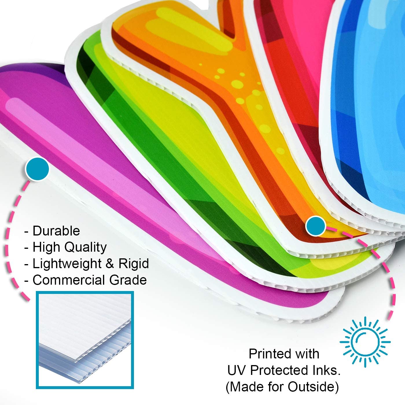 9mm 10mm White Corrugated Plastic Board White Correx Sheets 4mm