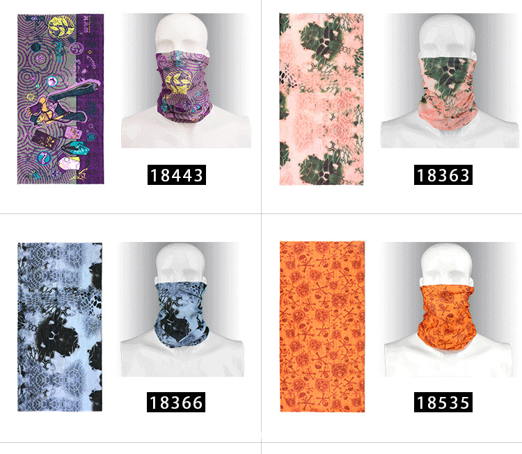 Magic bandana/ promotion gift Multi functional bandana/seamless scarf/Multi Function Colorful Design Neck Tube