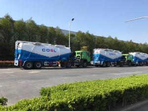 Quality ABS Anti-lock Braking System Steel Flour Powder Tank Semi Trailer for Bulk Transport wholesale