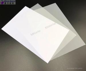 Quality 0.15mm+0.46mm+0.15mm White Dragon PVC Non-Laminating Inkjet Sheet MNI-3 wholesale