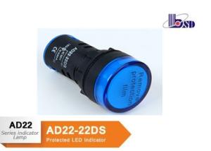 Quality AD22-22DS high brightness Led indication lamps with blue color wholesale