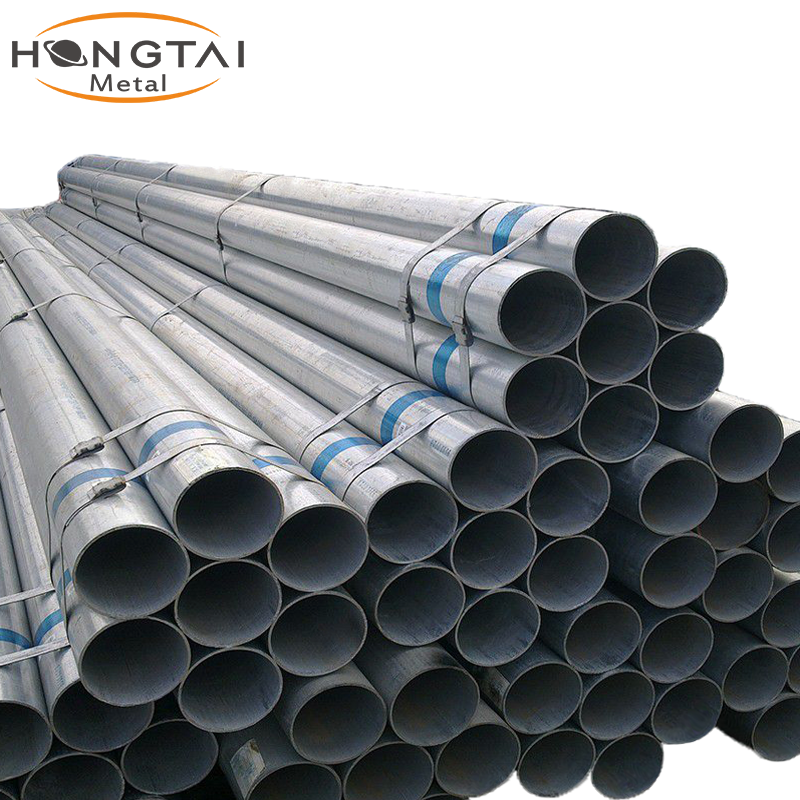 Hongtai Shelter Structure Galvanized Steel Pipes GI 275g/M2 Square Hollow Pipe