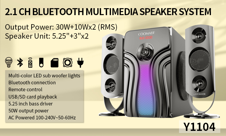 Professional Home Theater System Full Range Audio with Surround Sound Box Speakers