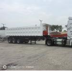 3 Axles Tipper Cargo Truck Trailer Transport Tipping Trailer Side Dump for
