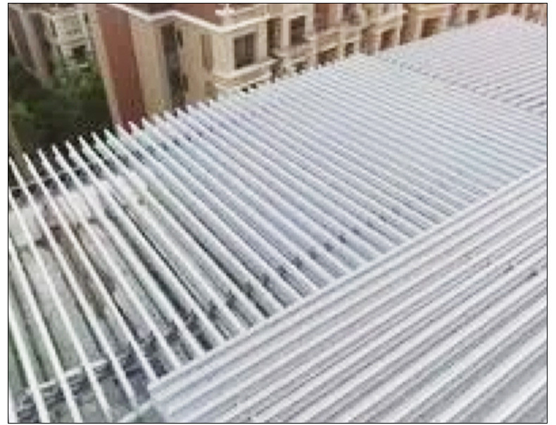Outdoor Patio Flipped Louver Pavilion Aluminum Alloy Outdoor Electric Shade Pavilion Villa Sun Protection Pavilion