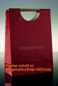 Quality Luxury shopping paper bag, different types design custom paper shopping bag wholesale