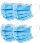 Earloop Disposable Respirator Mask 3 Ply Protection Dust Mask Latex Free