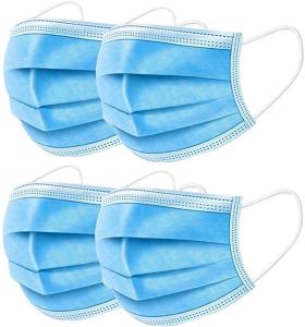 Quality High Elastic Earloop Non Woven Face Mask Disposable 3 Ply Protection Dust Mask wholesale