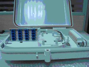Quality CATV Wall Mountable Fiber Distribution Box 16 Port With Rainfall Resistance wholesale