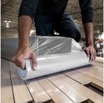 Temporary 2 Mils 800 Ft HVAC Surface Protection Film Roll Anti Dirt