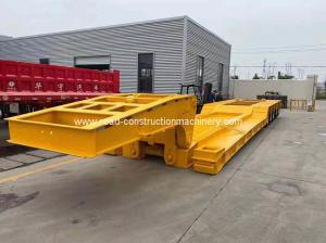 Quality Gooseneck Detachable Lowbed Semi Trailer 10 Axle 5 Lines 150 Ton wholesale