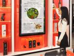 Smart Interactive Showcase Display Screen For Clothes And Shoes Advertising
