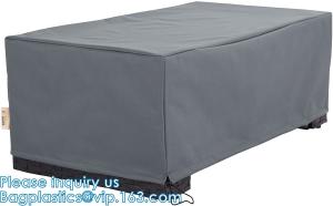 Quality Cord Lock Closure Garden Furniture Cover Set, 600D Durable, Water Resistant Fabric, Patio Bistro Sets Cover, wholesale