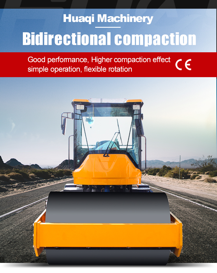5t 10t 20t Road Roller Machine Vibratory Compactor in with 4450*1680*2750mm Dimension