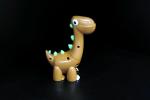 Pencil Stationery Plastic Toy Figures Brown Color For Student ABS Material