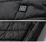 Sleeveless Coat Heated Lightweight Rechargeable Collar Waistcoat Utility Usb
