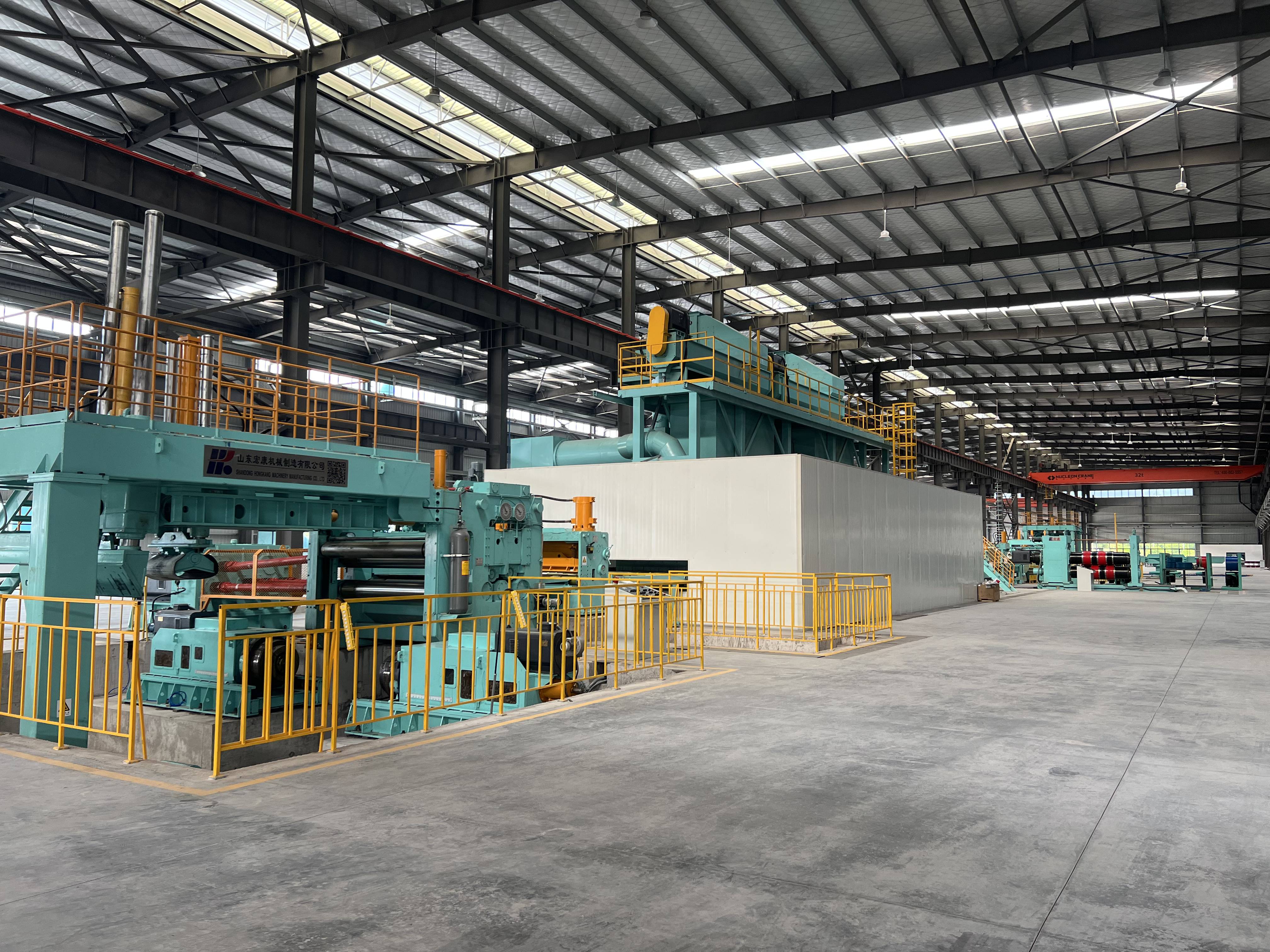 Video Outgoing-Inspection Provided Uncoiling Leveling Shearing and Stacking Line