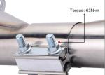 Preformed 304 Stainless Steel Exhaust Parts 3" Lap Joint Band Clamp