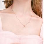2g 17.7in Sterling Silver Jewelry Necklaces 18k Ceremony Twisted Gold Star