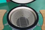 Green SGS Pizza Charcoal Ceramic 18 Inch Kamado Grill