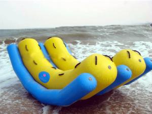 Quality Double Inflatable Water Totter For 8 People , Inflatable Water Games wholesale