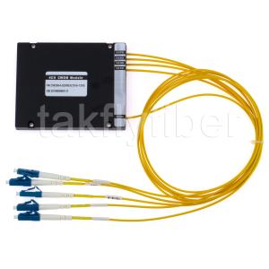Quality 4 Channels CWDM Module WDM Mux Demux 1270nm 1610nm Coarse Wavelength Division Multiplexing wholesale