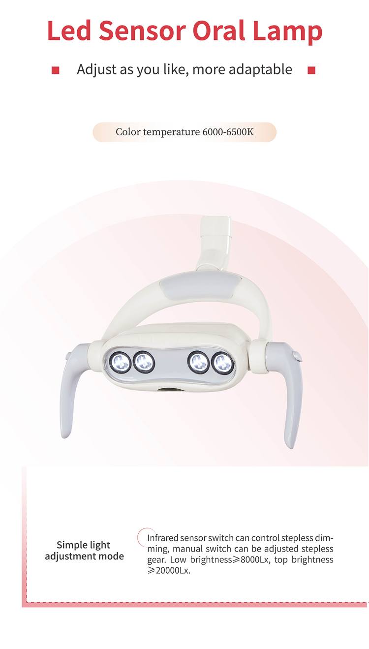 Electricity PU Cushion Patient Dental Chairs 12mm Frame