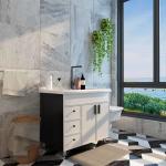 OEM ODM Bathroom Vanity Cabinets Modern Counter Wash Basin
