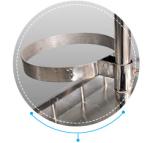 600 * 480 * 750mm Hospital Dressing Trolley , Mobile Hospital Instrument Trolley