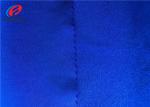 Plain Dyed Knitted Polyester Spandex Fabric , Stretch Dress Material For Bikini