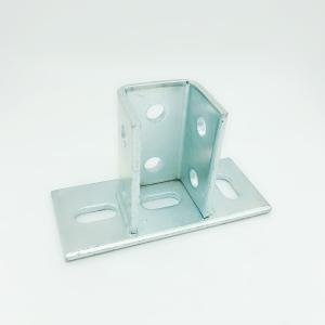 Quality Silver Corrosion Resistant Steel Strut Channel Base Strut Channel Accessories With 4-Hole Base wholesale