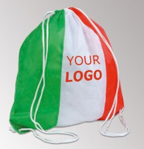 210D pu edge polyester sport gym backpack promotional outdoor activities drawstring bag,eco reusable fashion polyester f