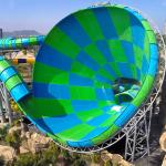 Aqua Park Water Amusement Equipment Fiberglass Bowl Slide