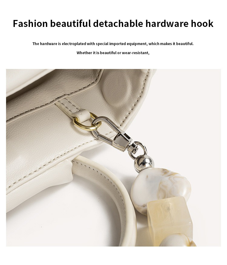 Designer Handbags for Women 2024 Summer Marble Chain Purse Ladies Fashion Pu Leather Bags