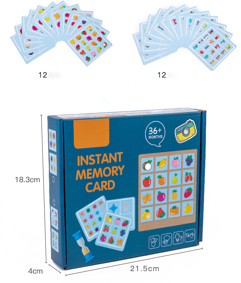 ODM Children'S Montessori Wooden Puzzle Board Game