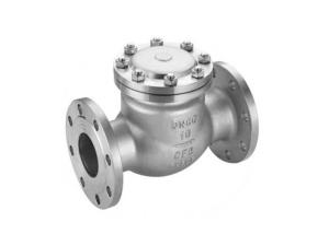 China Adjustable Stainless Swing Check Valve , Industrial Flanged Check Valve Water Supply on sale