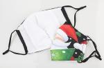 Washable Christmas Cotton Face Mask with Adjustable Loops and Nose