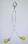 EN 13414-1 22mm Double Leg Steel Wire Rope Sling Assembly