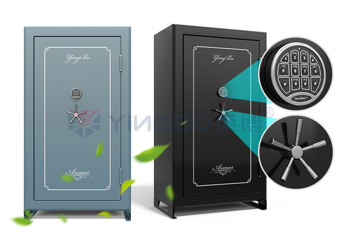 Solid Steel Heavy Fireproof Gun Safe Box Steel For Gun Storage