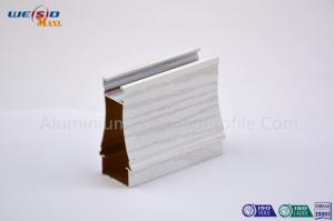 Quality Industrial White Wood Grain Aluminium Profiles For Windows And Doors wholesale