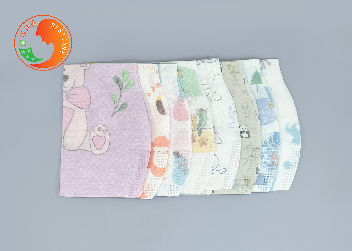 Leak Proof Disposable Baby Bibs Organic Cotton Food Grade Custom Disposable Bibs