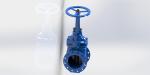 Handwheel Operated Water Gate Valve Epoxy Coated / Non Rising Stem Available