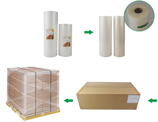 Heavy-duty 5mil thick clear and  Black vacuum sealer rolls 1